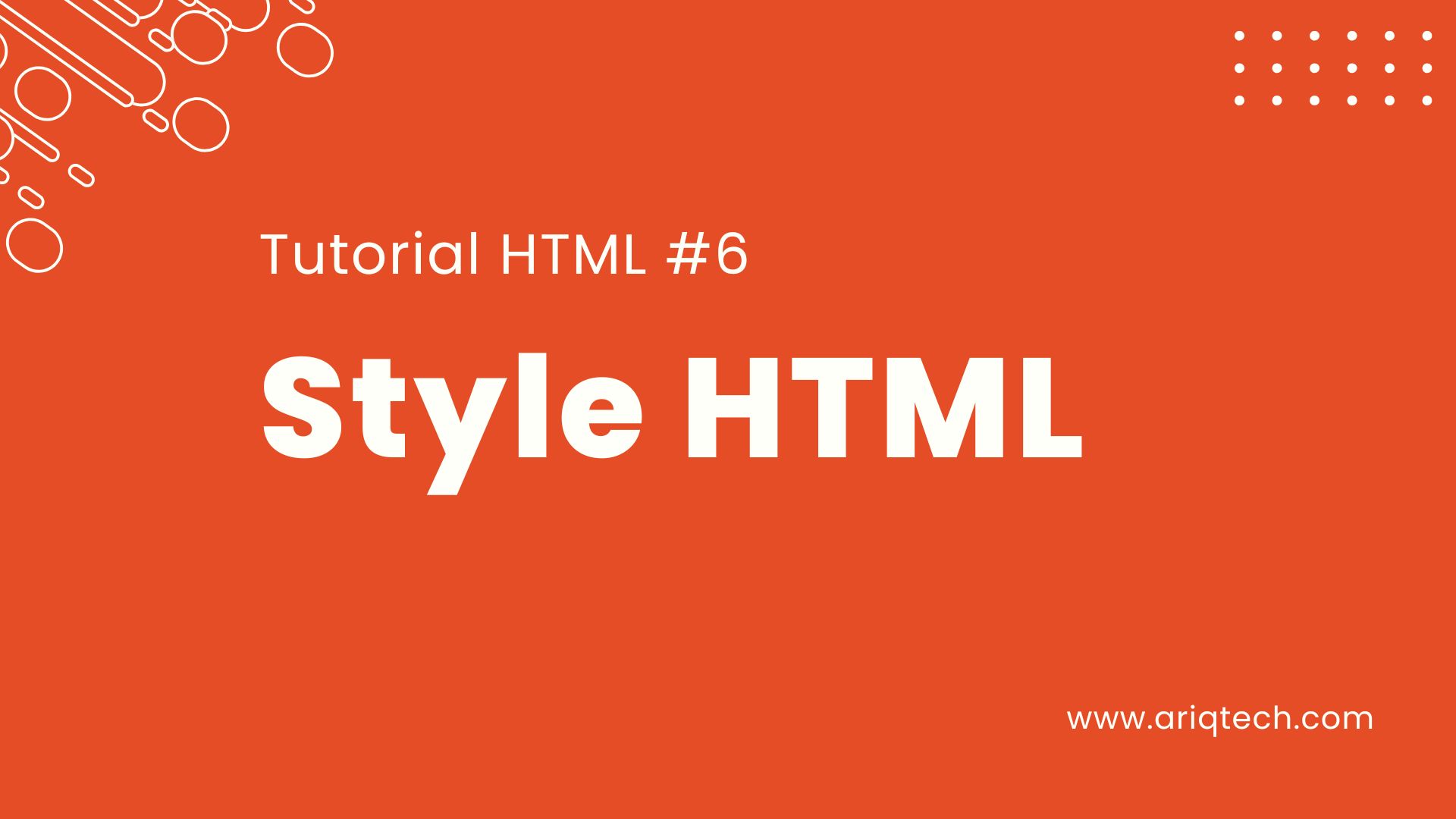 Tutorial Belajar HTML Part 6 - Styling Teks dan Konten dengan CSS: Penerapan Gaya pada Halaman Web